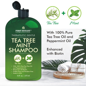 First Botany conditioner cream close-up showing rich texture for smooth, detangled hair