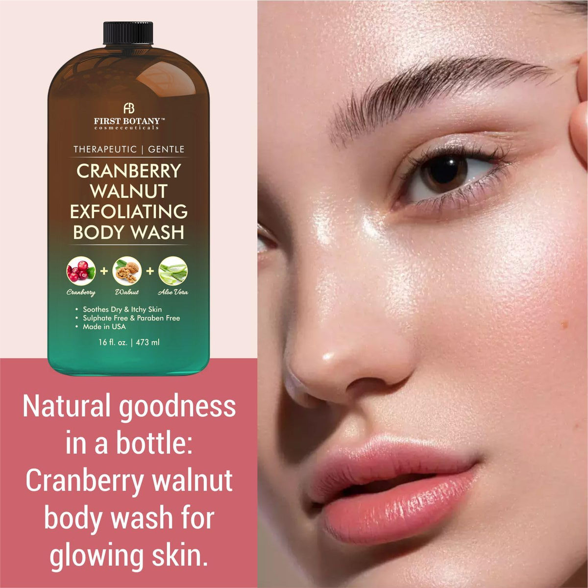 First Botany close-up gel texture highlighting smooth lather and gentle cleanse