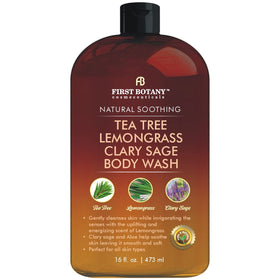 First Botany front bottle view showing label and 16 fl oz size benefit
