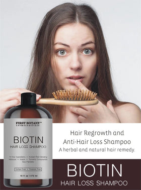First Botany shampoo on bathroom shelf suggesting daily grooming routine