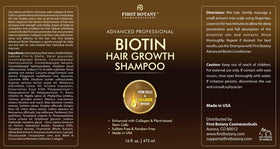 First Botany conditioner applied to hair ends to repair and add shine