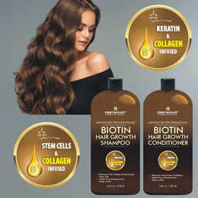 First Botany shampoo being massaged into scalp to reduce residue