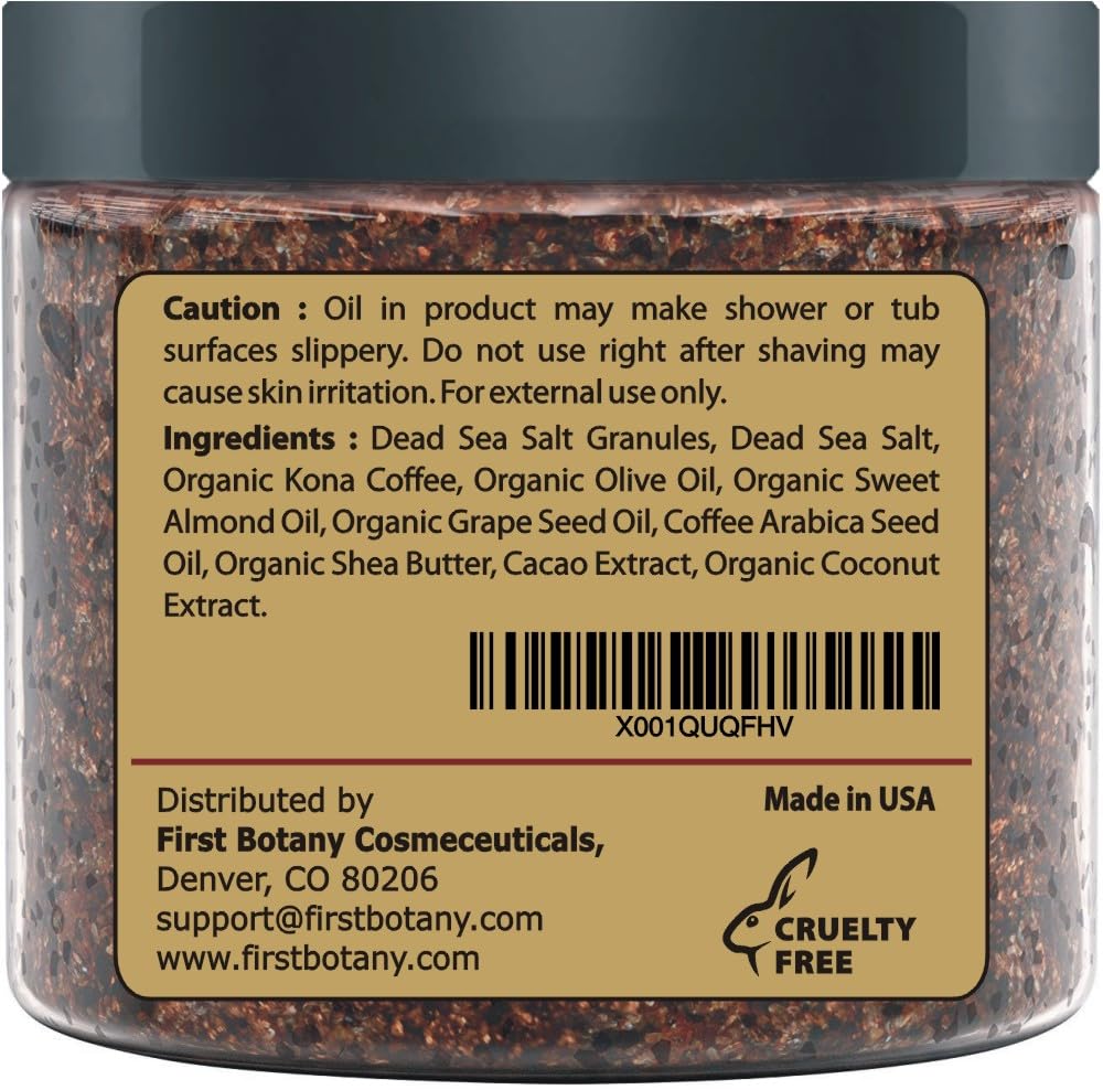 First Botany ingredients label detail showing natural oils list