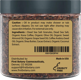 First Botany ingredients label detail showing natural oils list