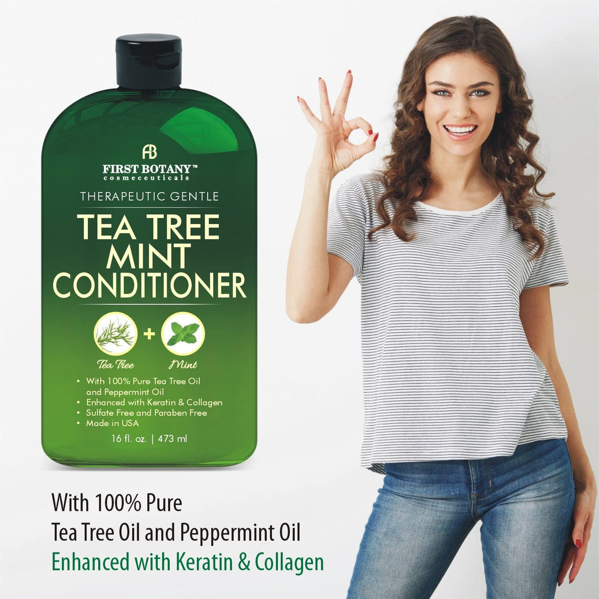 First Botany in-shower lifestyle scene demonstrating cooling sensation and refreshed scalp