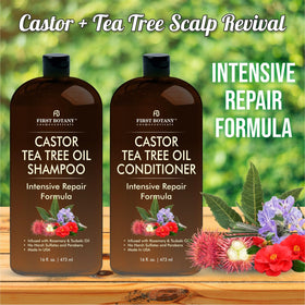 First Botany shampoo lather texture illustrating gentle cleansing