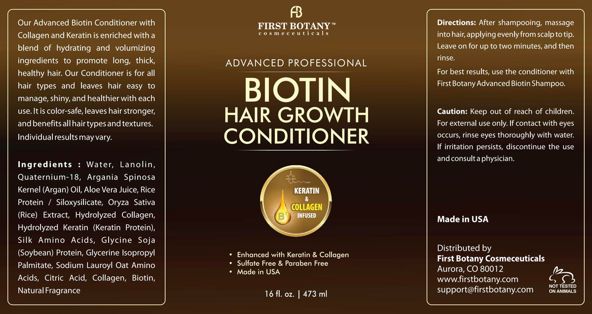 First Botany two 16 oz bottles side-by-side showing full-size value
