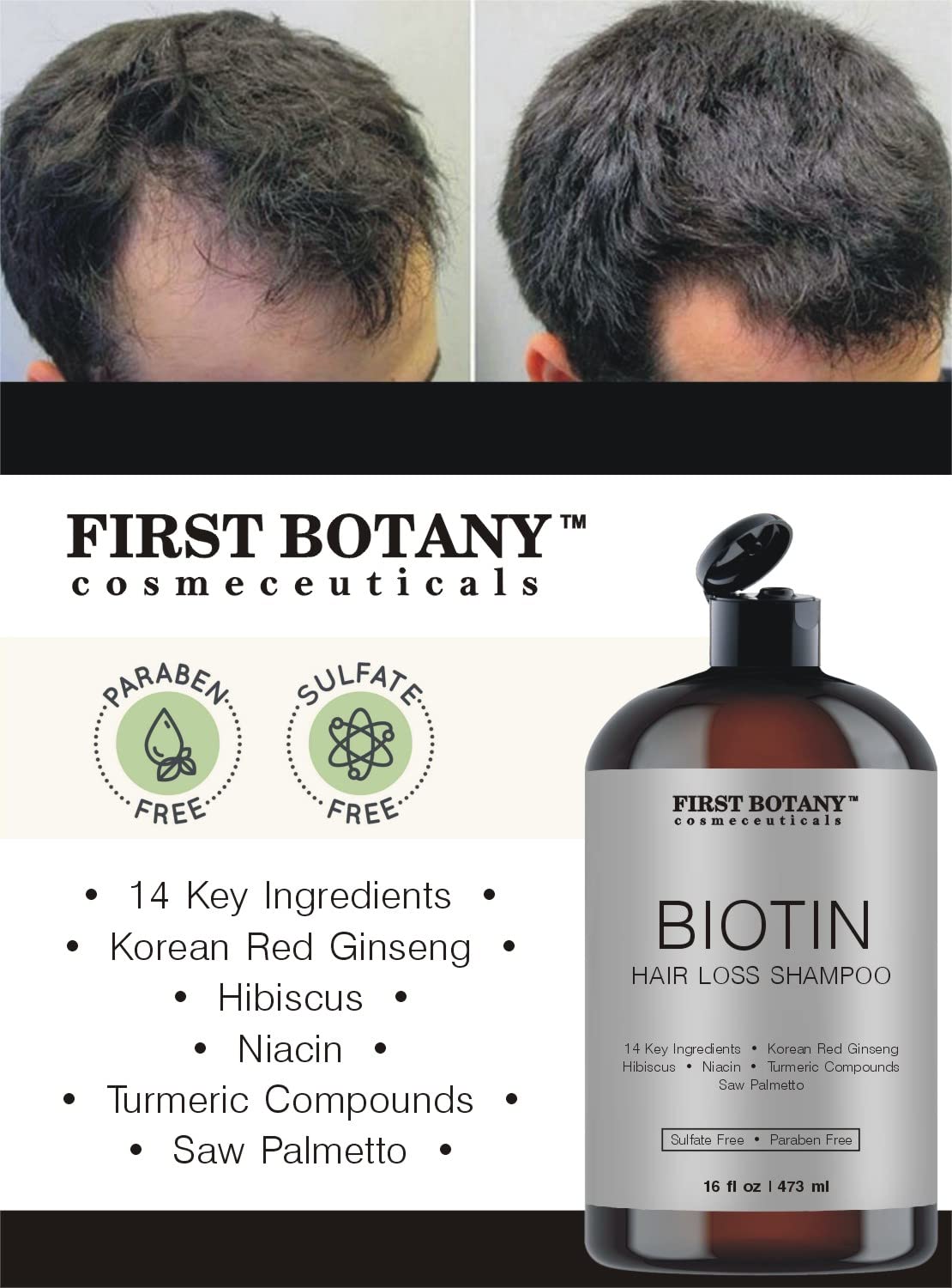 First Botany shampoo lather texture demonstrating gentle hydrating foam