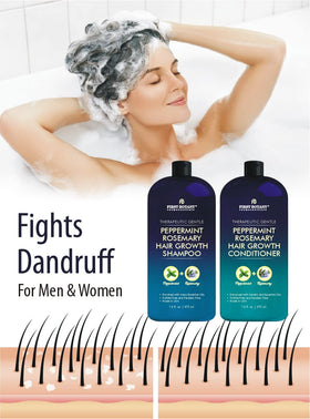 First Botany shampoo lather texture demonstrating gentle cleansing
