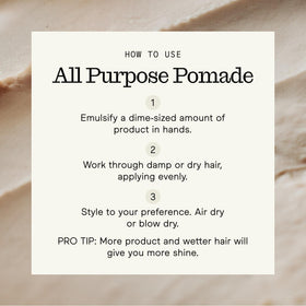 Firsthand pomade aloe and shea ingredients visual highlighting conditioning benefits