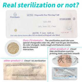 Firstomato piercing action demonstration showing stud deployment and quick insertion