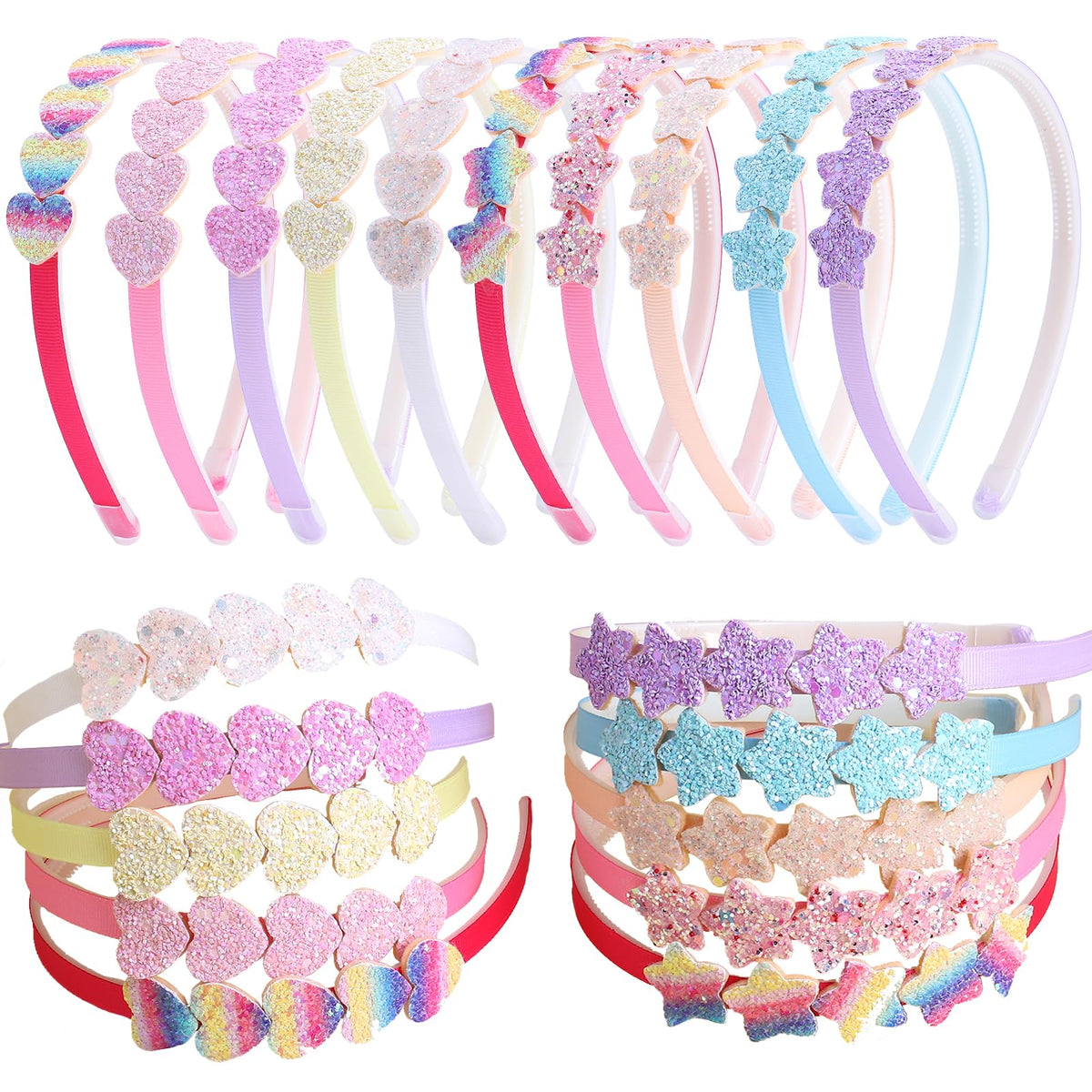 Fishdown front packaging showing ten colorful headbands and quick selection benefit