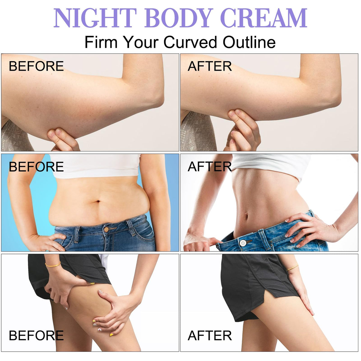 fitbuter application nighttime routine demonstrating gentle massage and cooling sensation