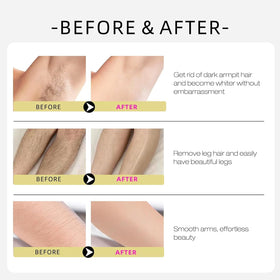 Fitcube applying oil to underarm to reduce irritation benefit