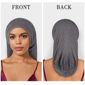 Fittia full-size bonnet with braids inside preserving style overnight