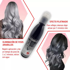 Five Brothers Le Black bottle with ingredients label showing sulfate-free gentle formula