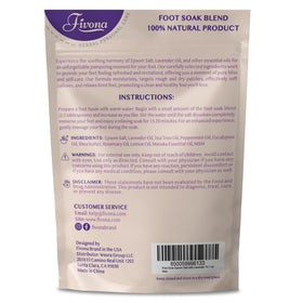 FIVONA nighttime foot bath setup conveying restorative self-care