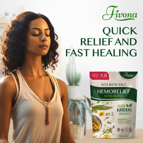 FIVONA salts dissolved in a sitz basin illustrating gentle warm soak comfort