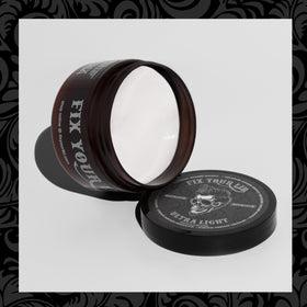 Fix Your Lid close-up label highlighting brand and product information for quick identification