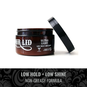 Fix Your Lid before and after hair comparison showing natural low-shine styling benefit