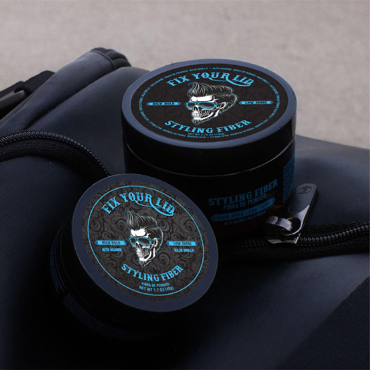 Fix Your Lid fiber texture close-up highlighting matte finish and easy workability