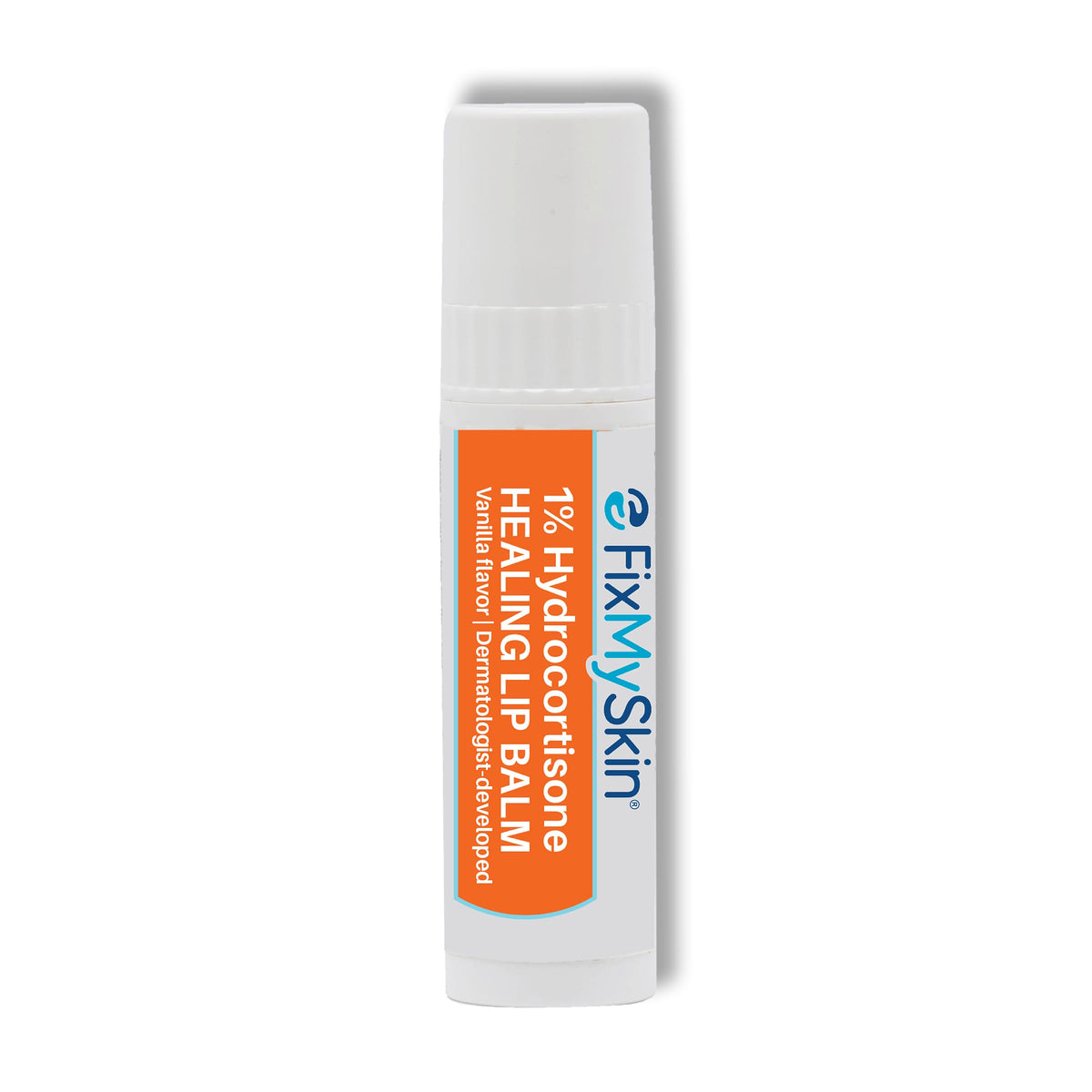 FixMySkin front packaging showing tube and vanilla scent for quick relief
