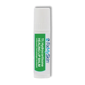 FixMySkin front tube view showing product branding and travel-friendly size