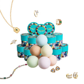 Fizz & Rizz front packaging showing product and surprise jewelry promise
