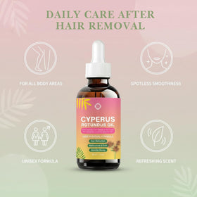 FJHAYRW oil drop on hand showing quick absorption and non-greasy feel