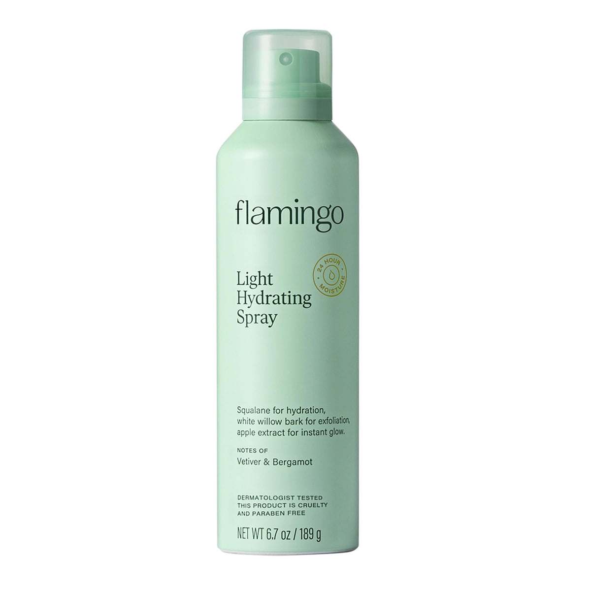 Flamingo front packaging showing label and 6.7 oz size for quick recognition