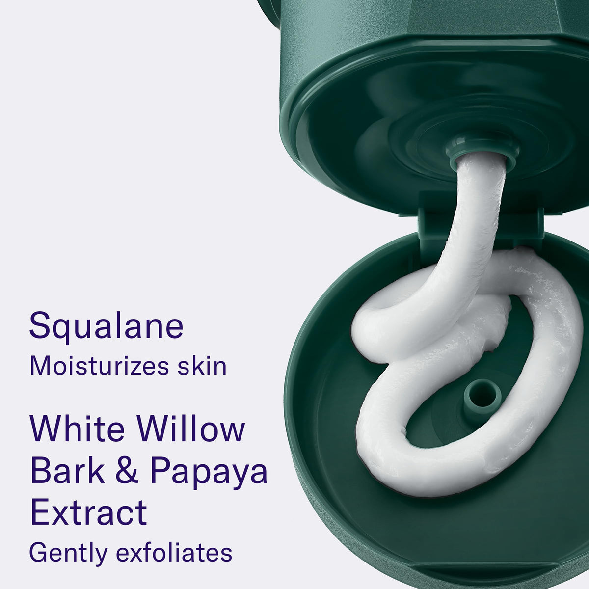 flamingo pump and cap detail highlighting convenient, spill-free dispensing