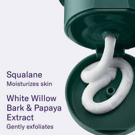 flamingo pump and cap detail highlighting convenient, spill-free dispensing