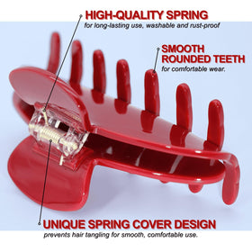 FlaSloth cherry red held in hand shows lightweight 20g comfort