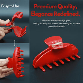 FlaSloth cherry red spring detail reveals reinforced metal for durability