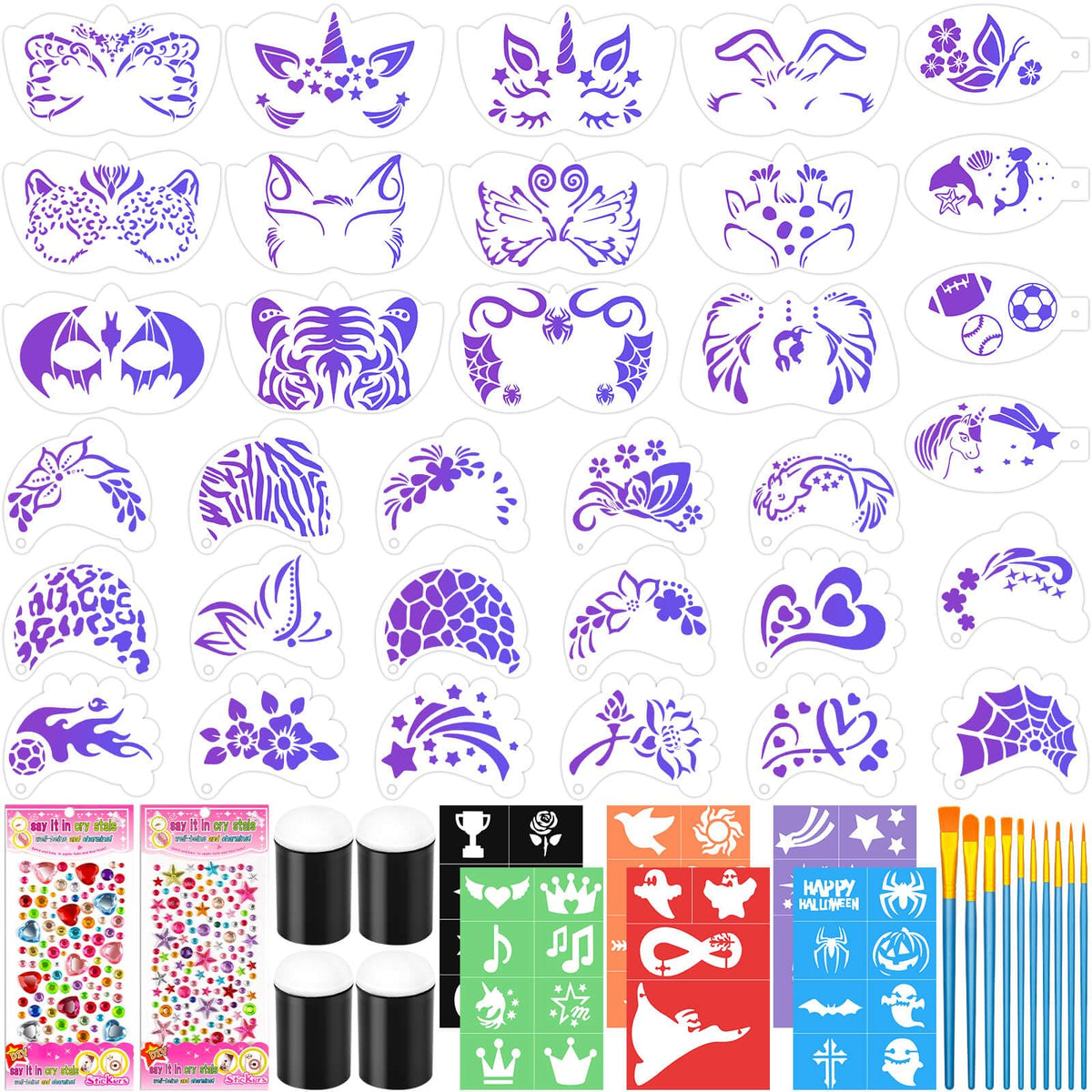 Flasoo front packaging showing full 55-piece kit for quick setup and use