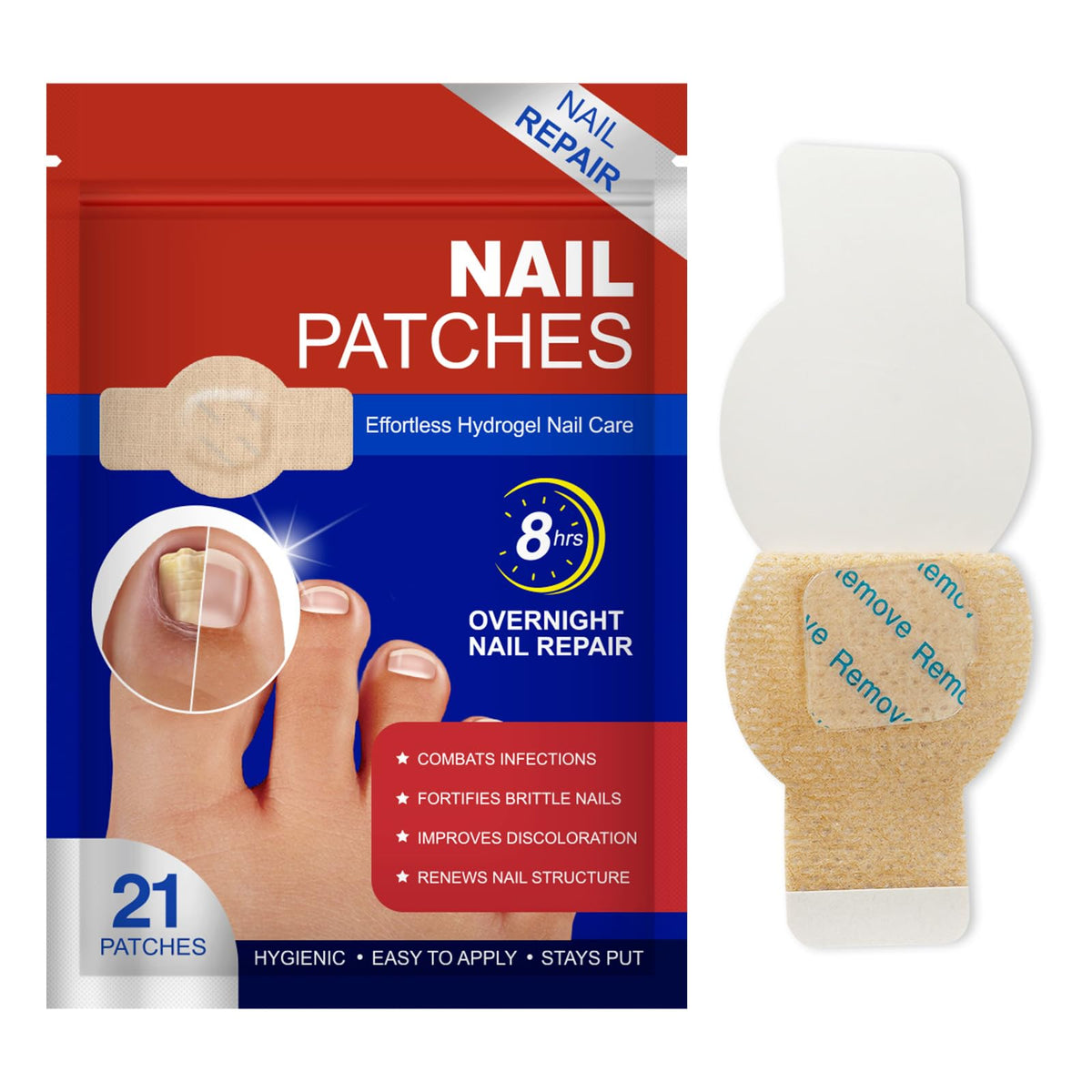 flasture front packaging showing product benefits and count