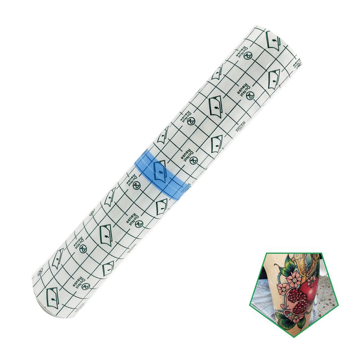 Flatoedu front packaging showing roll and size, clear protection benefit