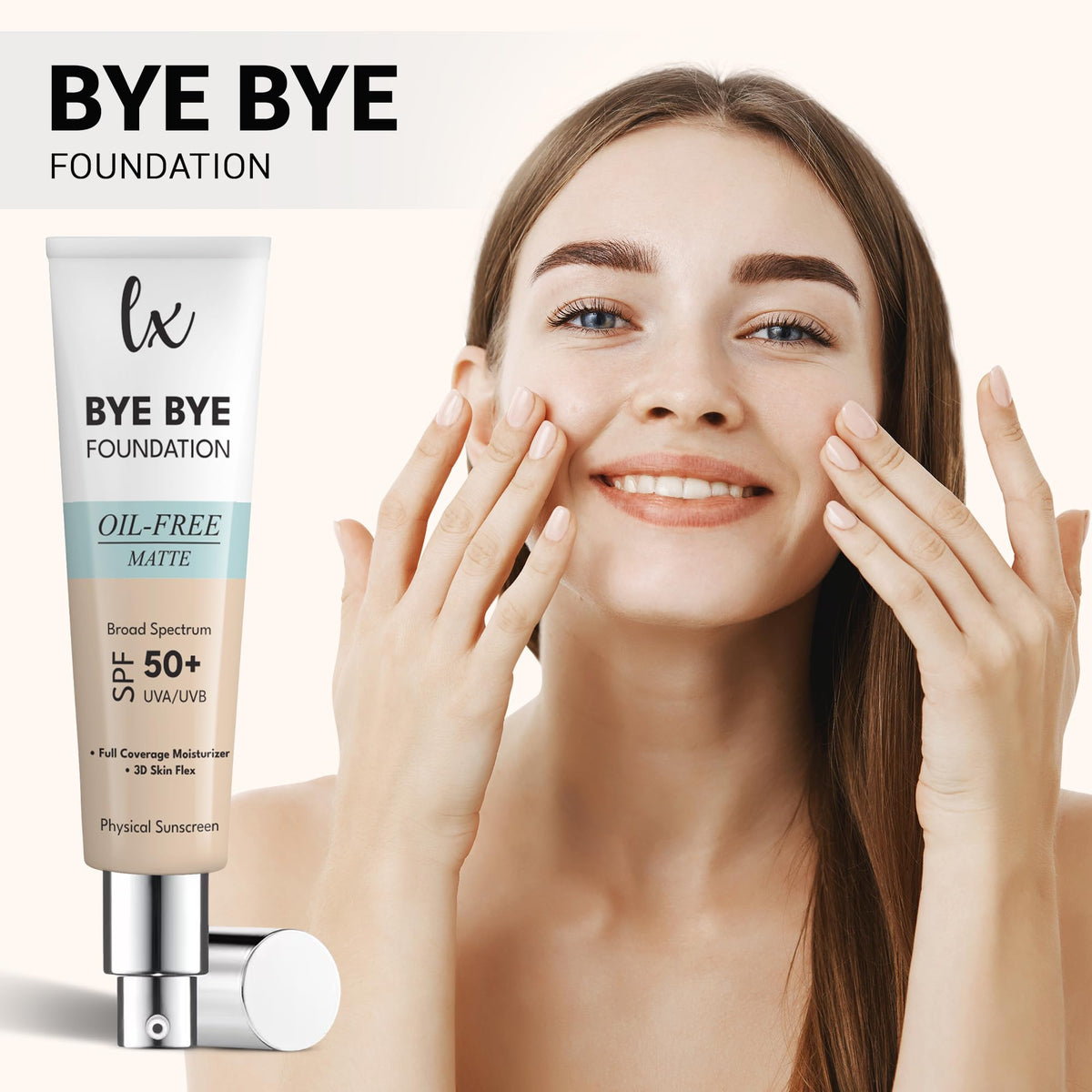 Flawless Radiance pigment close-up illustrating 3D Skin Flex pigments for seamless coverage
