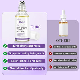 Fleird bottle held in hand to demonstrate compact travel-friendly benefit