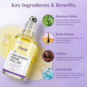 Fleird label showing ingredients and Fleird X7 technology benefits