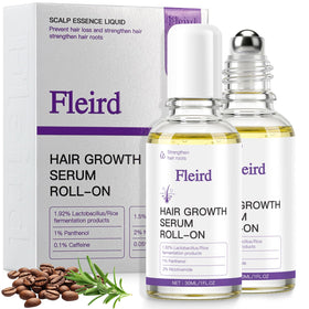Fleird front packaging showing roll-on bottle and pack benefits