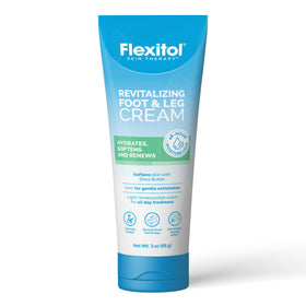 Flexitol front packaging 3 oz tube showing product and benefits