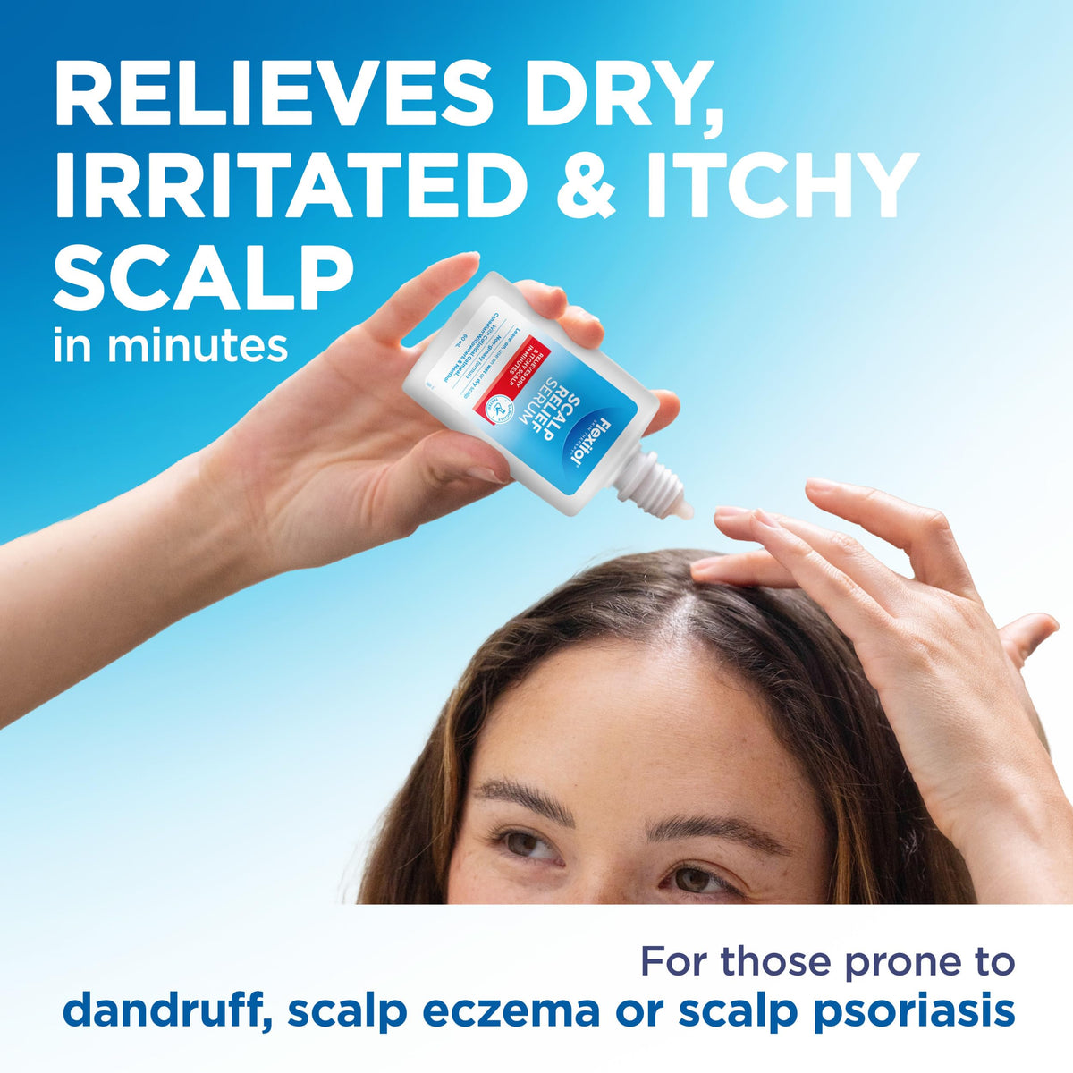 Flexitol serum dropper releasing lightweight texture for fast absorption