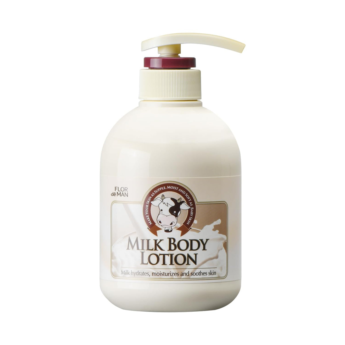 FLOR DE MAN front bottle showing product and clean design, easy identification benefit