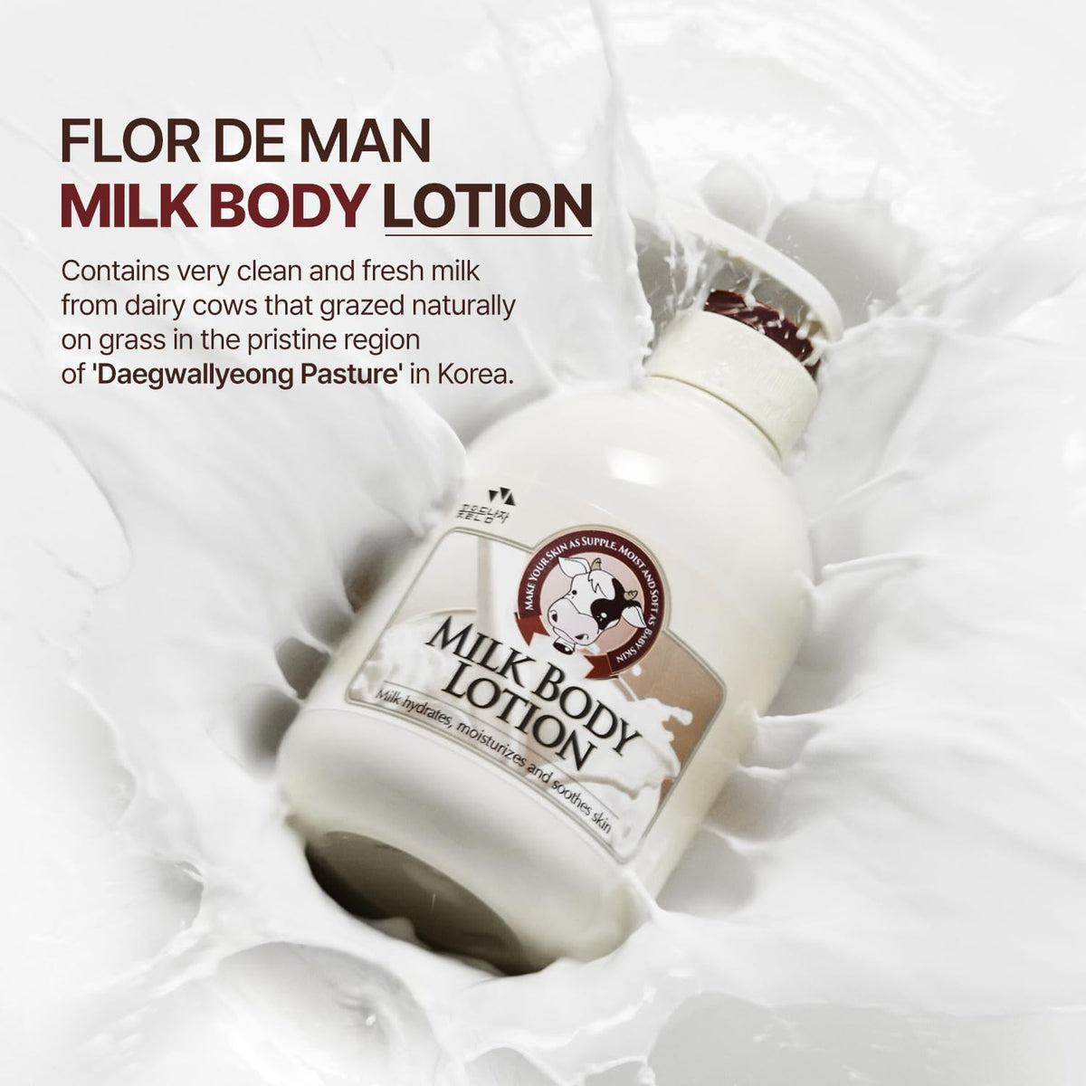FLOR DE MAN pump close-up highlighting convenient dispenser for mess-free use
