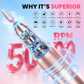 FLORAVIC close-up of aluminum handpiece highlighting precise grip and balance