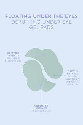 florence by mills pad next to hand showing scale and coverage for under-eye area