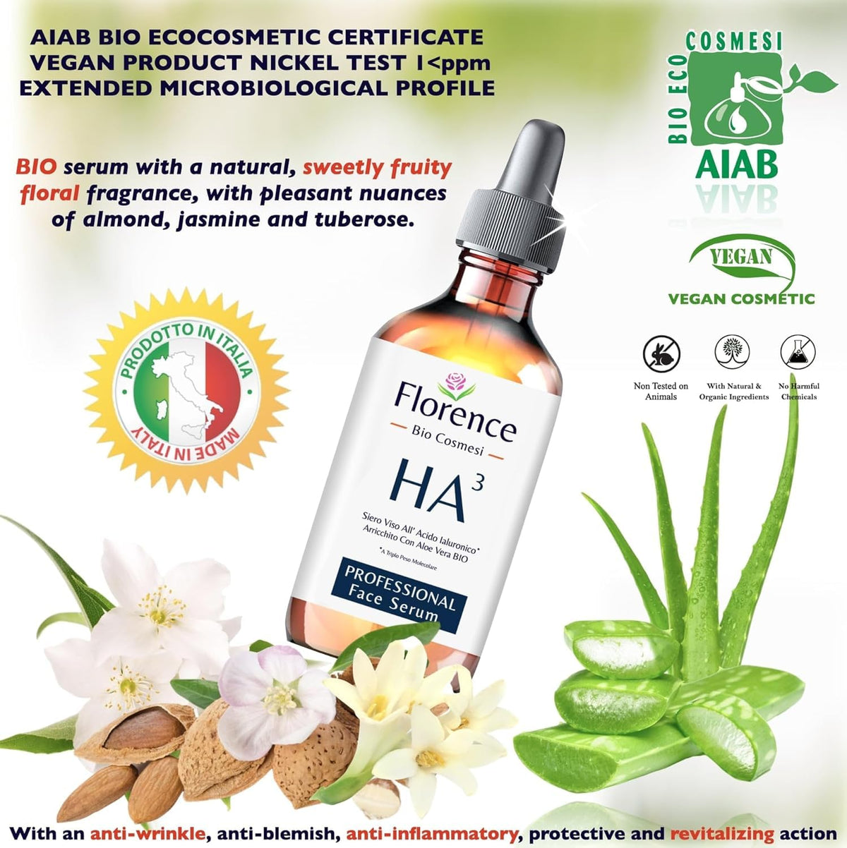 Florence bottle on bathroom vanity conveying everyday skincare routine