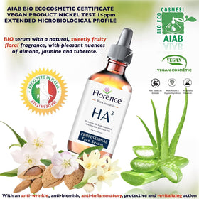 Florence bottle on bathroom vanity conveying everyday skincare routine