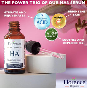 Florence serum texture droplet highlighting fast-absorbing hydration